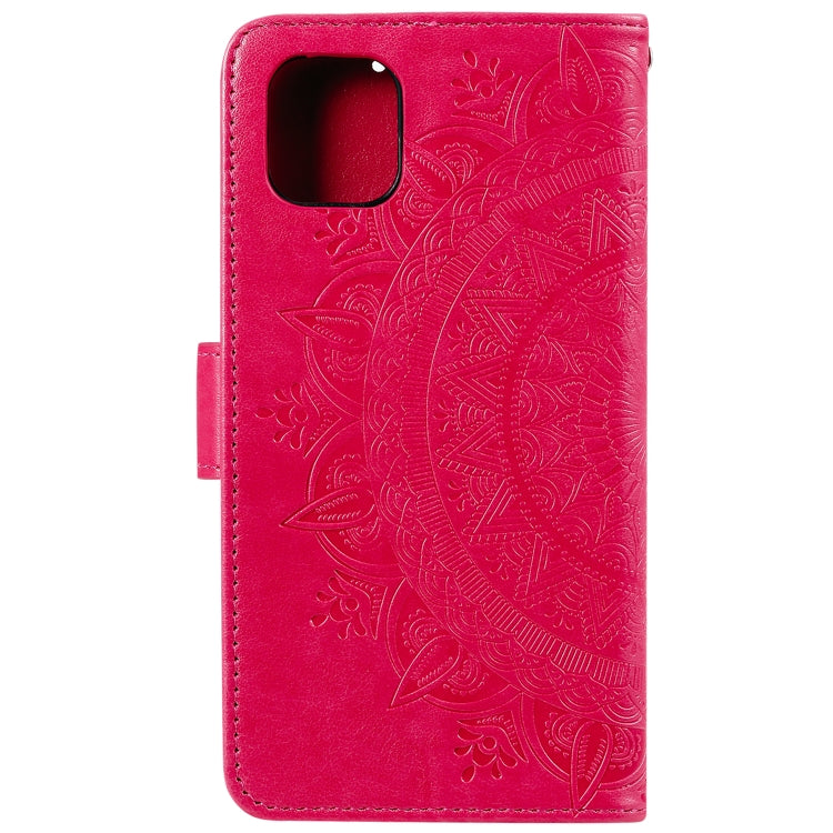 For Samsung Galaxy A03 Totem Flower Embossed Horizontal Flip Phone Leather Case with Holder & Card Slots & Wallet