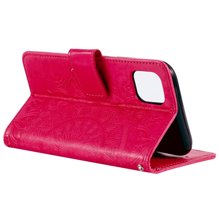 For Samsung Galaxy A03 Totem Flower Embossed Horizontal Flip Phone Leather Case with Holder & Card Slots & Wallet