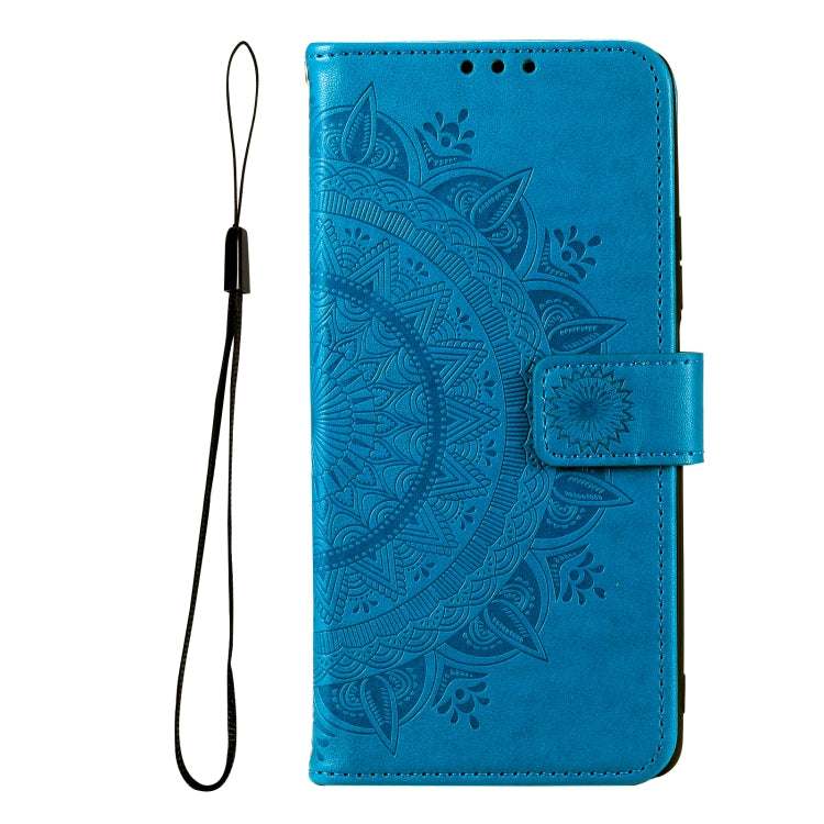 For Samsung Galaxy A03 Totem Flower Embossed Horizontal Flip Phone Leather Case with Holder & Card Slots & Wallet
