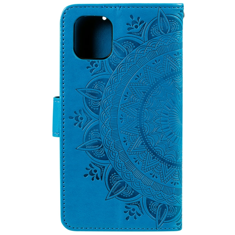 For Samsung Galaxy A03 Totem Flower Embossed Horizontal Flip Phone Leather Case with Holder & Card Slots & Wallet