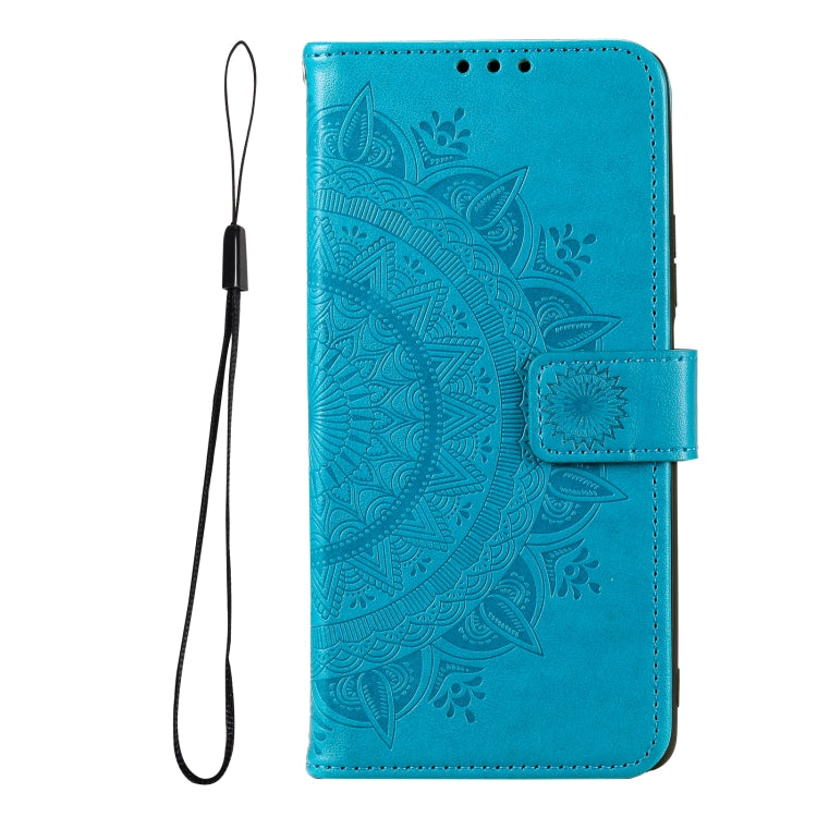 For Samsung Galaxy M52 5G Totem Flower Embossed Horizontal Flip Phone Leather Case with Holder & Card Slots & Wallet