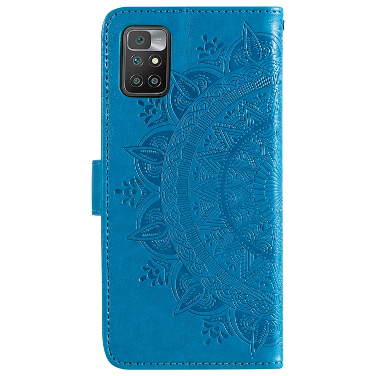 For Samsung Galaxy M52 5G Totem Flower Embossed Horizontal Flip Phone Leather Case with Holder & Card Slots & Wallet