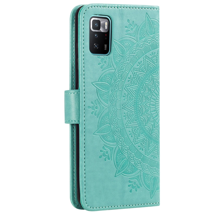 For Xiaomi Poco X3 GT Totem Flower Embossed Horizontal Flip Phone Leather Case with Holder & Card Slots & Wallet