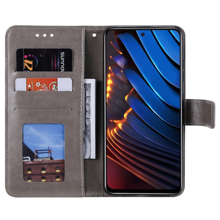 For Xiaomi Poco X3 GT Totem Flower Embossed Horizontal Flip Phone Leather Case with Holder & Card Slots & Wallet