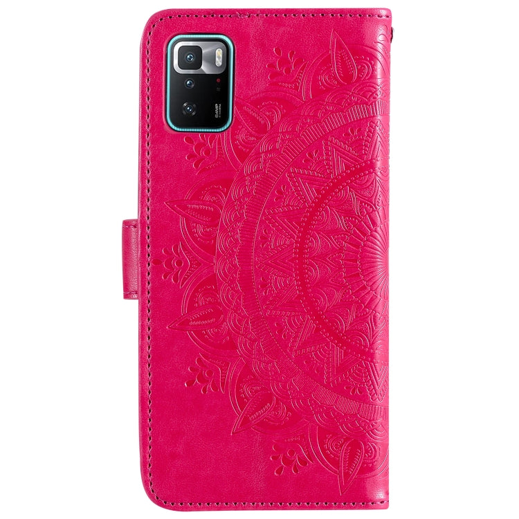 For Xiaomi Poco X3 GT Totem Flower Embossed Horizontal Flip Phone Leather Case with Holder & Card Slots & Wallet