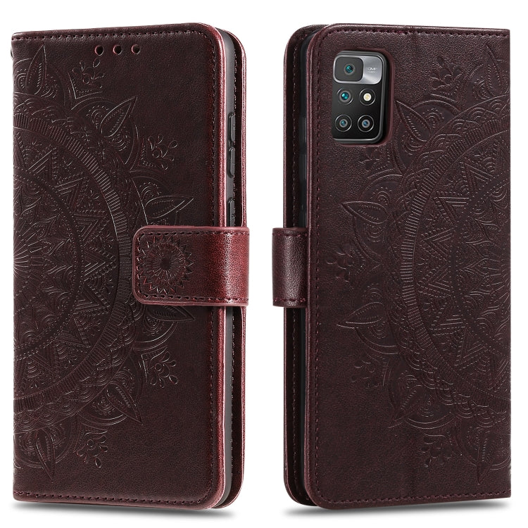 For Xiaomi Poco X3 GT Totem Flower Embossed Horizontal Flip Phone Leather Case with Holder & Card Slots & Wallet