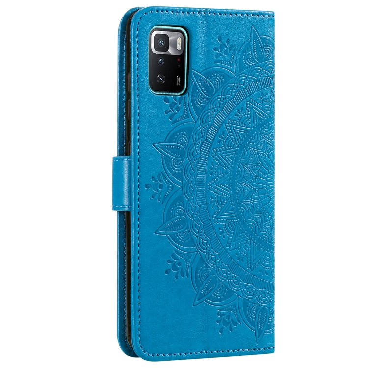 For Xiaomi Poco X3 GT Totem Flower Embossed Horizontal Flip Phone Leather Case with Holder & Card Slots & Wallet