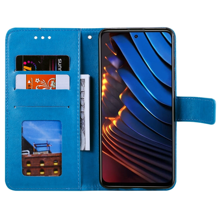 For Xiaomi Poco X3 GT Totem Flower Embossed Horizontal Flip Phone Leather Case with Holder & Card Slots & Wallet