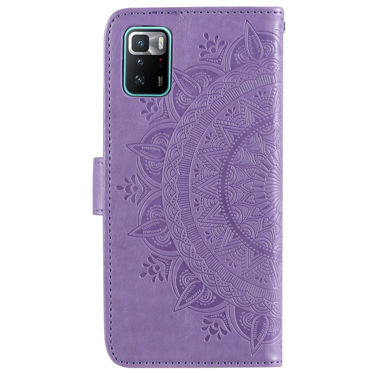 For Xiaomi Poco X3 GT Totem Flower Embossed Horizontal Flip Phone Leather Case with Holder & Card Slots & Wallet