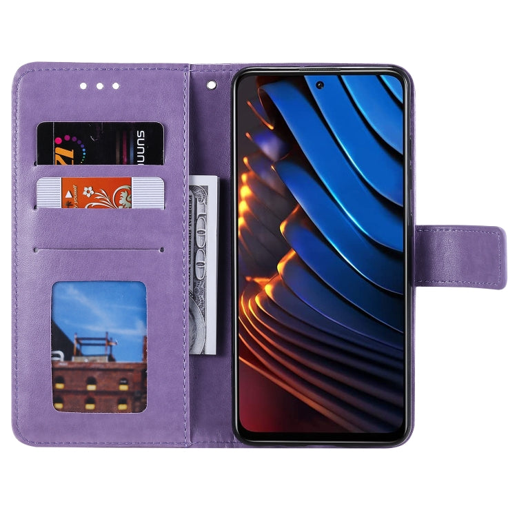 For Xiaomi Poco X3 GT Totem Flower Embossed Horizontal Flip Phone Leather Case with Holder & Card Slots & Wallet