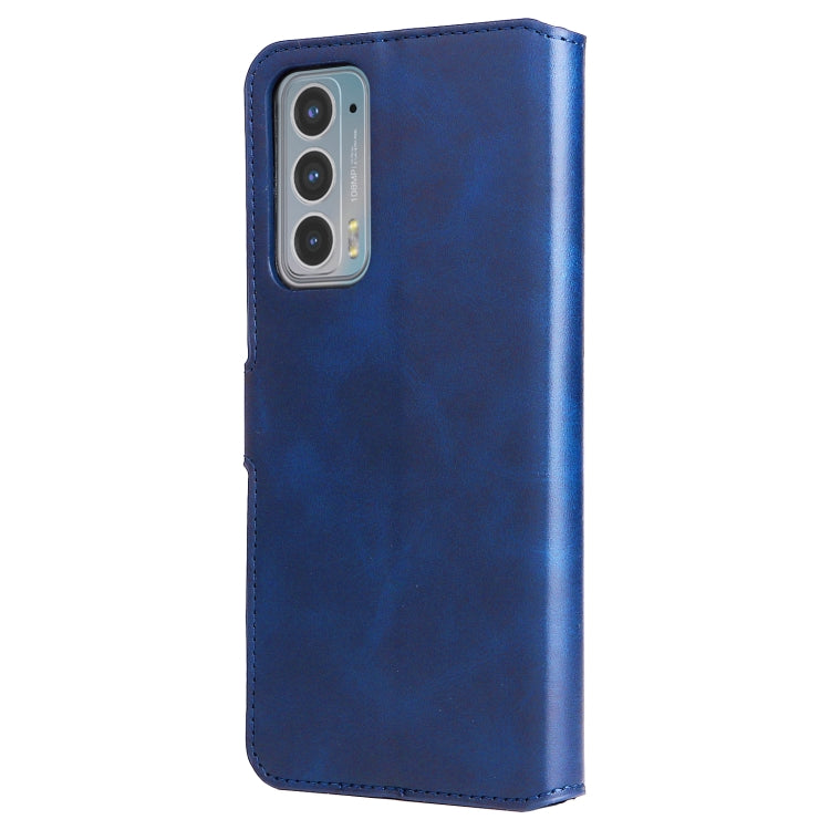 For Motorola Moto Edge 20 Classic Calf Texture Horizontal Flip Phone Leather Case