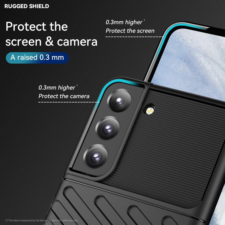 For Samsung Galaxy S22+ 5G Thunderbolt Shockproof TPU Soft Phone Case