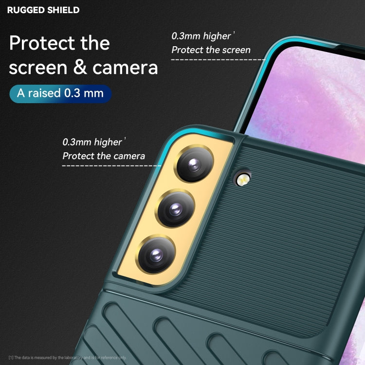 For Samsung Galaxy S22+ 5G Thunderbolt Shockproof TPU Soft Phone Case