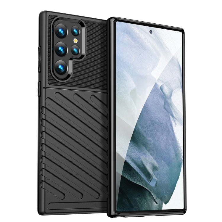 For Samaung Galaxy S22 Ultra 5G Thunderbolt Shockproof TPU Soft Phone Case