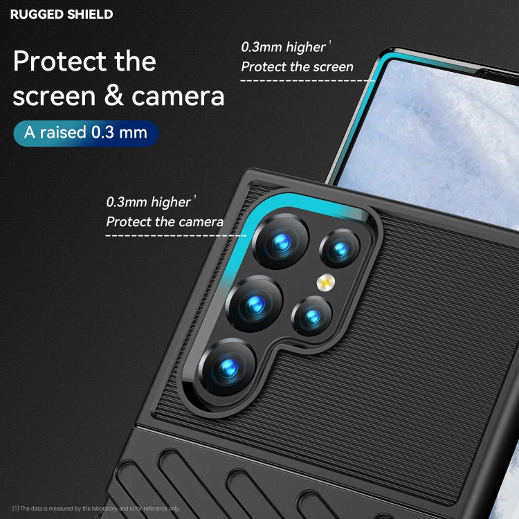 For Samaung Galaxy S22 Ultra 5G Thunderbolt Shockproof TPU Soft Phone Case