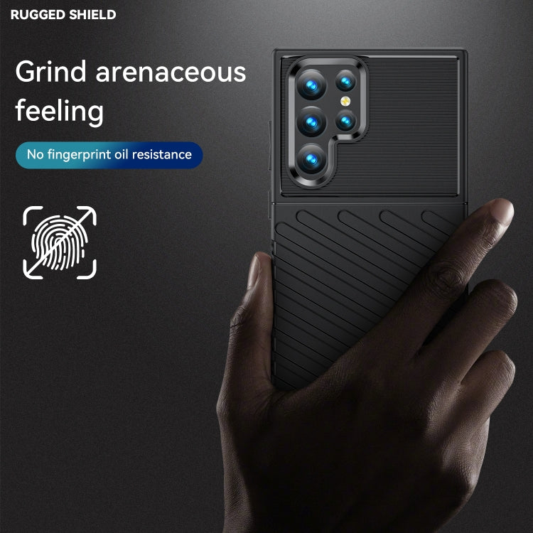 For Samaung Galaxy S22 Ultra 5G Thunderbolt Shockproof TPU Soft Phone Case