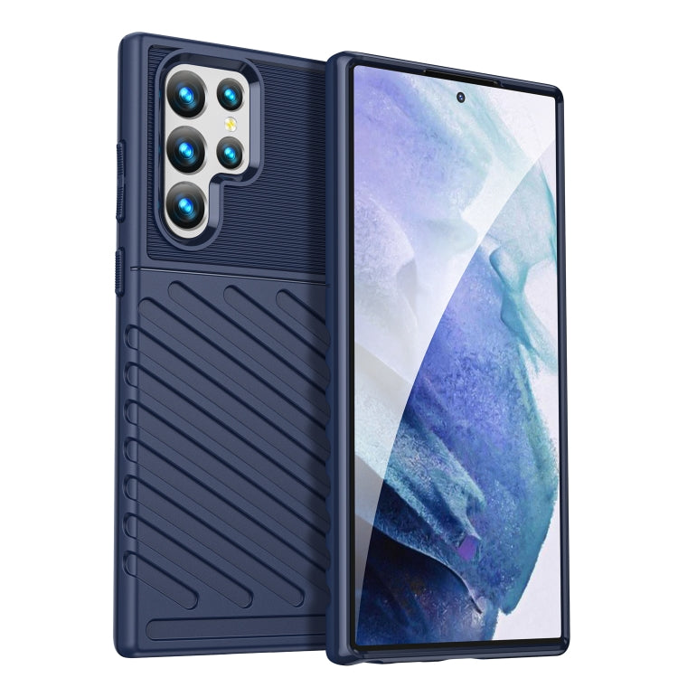 For Samaung Galaxy S22 Ultra 5G Thunderbolt Shockproof TPU Soft Phone Case