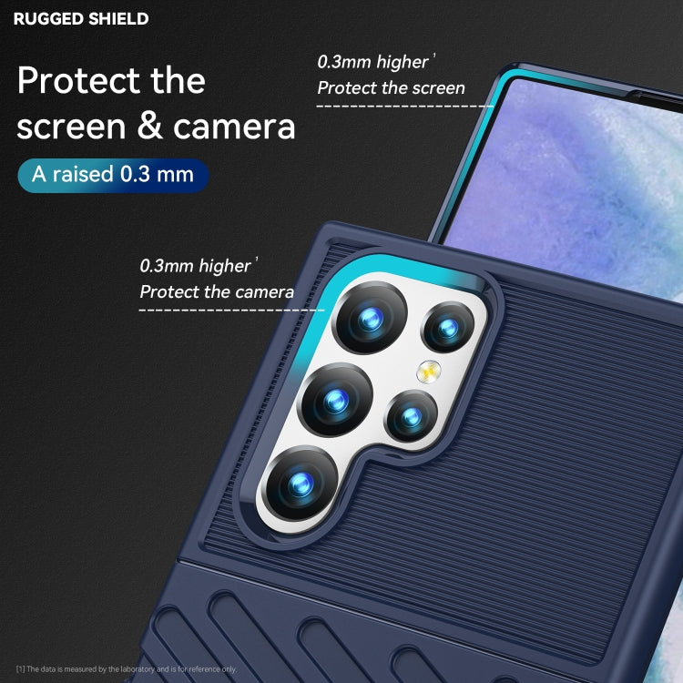 For Samaung Galaxy S22 Ultra 5G Thunderbolt Shockproof TPU Soft Phone Case