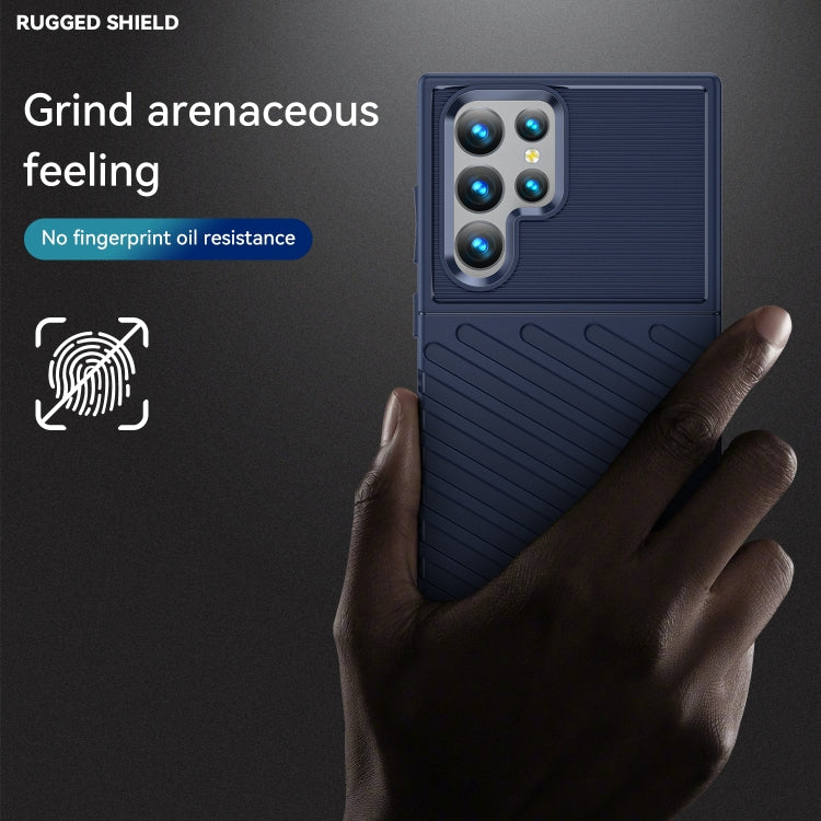 For Samaung Galaxy S22 Ultra 5G Thunderbolt Shockproof TPU Soft Phone Case