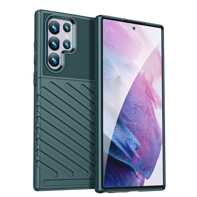 For Samaung Galaxy S22 Ultra 5G Thunderbolt Shockproof TPU Soft Phone Case
