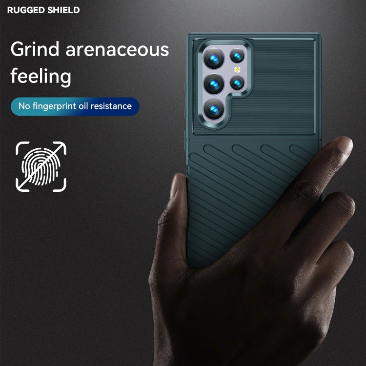 For Samaung Galaxy S22 Ultra 5G Thunderbolt Shockproof TPU Soft Phone Case