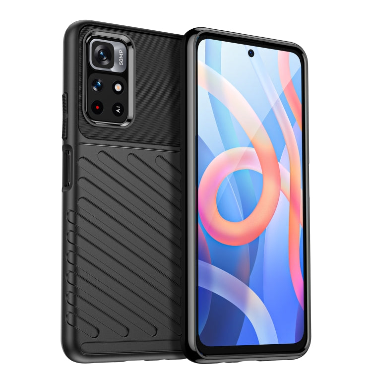 For Xiaomi Redmi Note 11 5G Thunderbolt Shockproof TPU Soft Phone Case