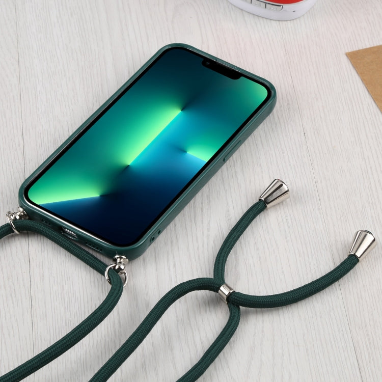 For iPhone 13 Pro Max Candy Transparent Phone Case with Lanyard
