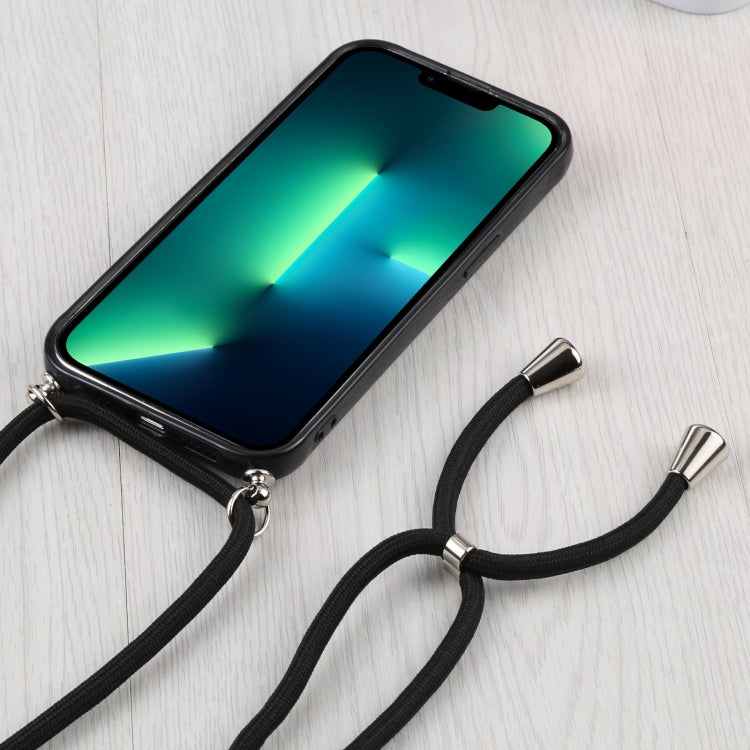 For iPhone 13 Pro Max Candy Transparent Phone Case with Lanyard