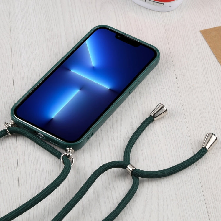 For iPhone 13 Pro Candy Transparent Phone Case with Lanyard