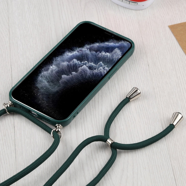 For iPhone 11 Pro Candy Transparent Phone Case with Lanyard