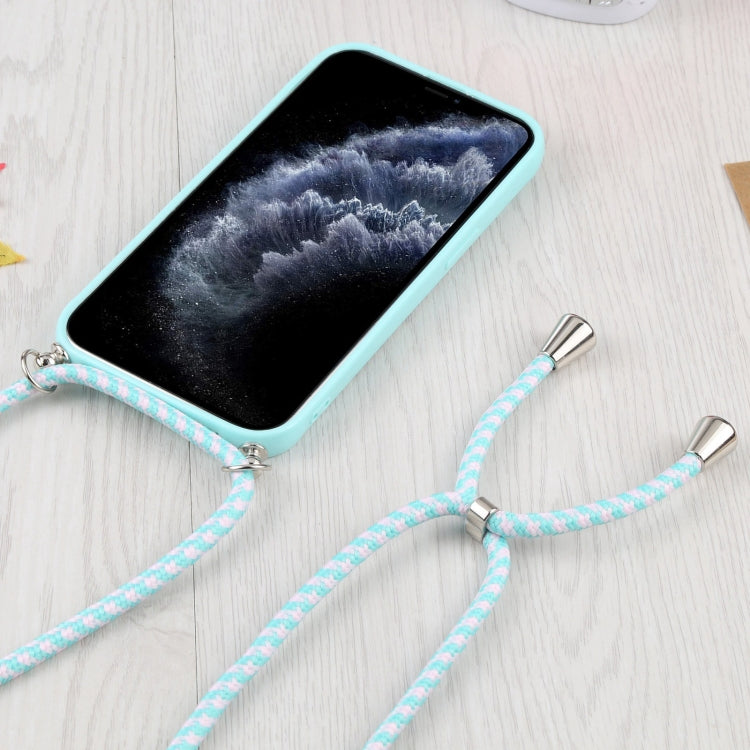 For iPhone 11 Pro Candy Transparent Phone Case with Lanyard