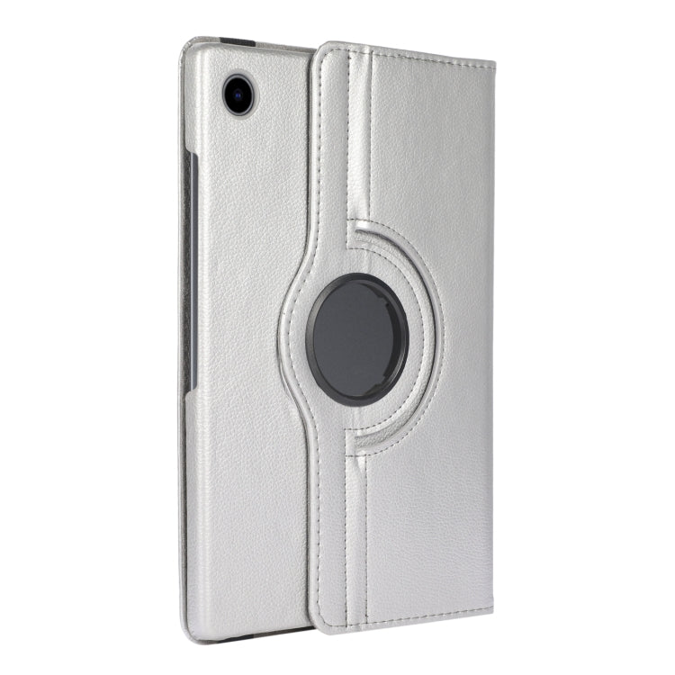 For Samsung Galaxy Tab A8 360 Degree Rotation Litchi Texture Tablet Leather Case with Holder