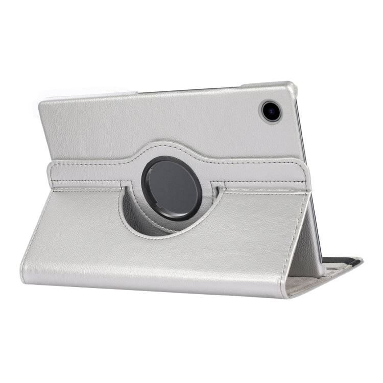 For Samsung Galaxy Tab A8 360 Degree Rotation Litchi Texture Tablet Leather Case with Holder