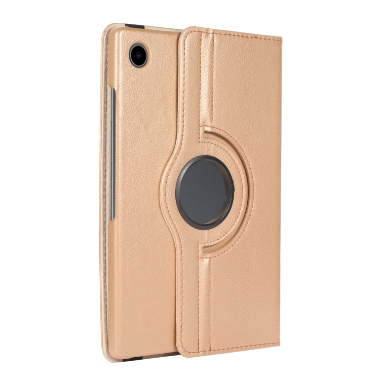 For Samsung Galaxy Tab A8 360 Degree Rotation Litchi Texture Tablet Leather Case with Holder