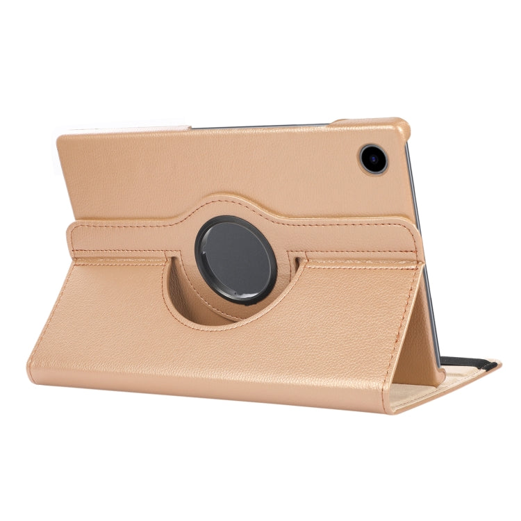 For Samsung Galaxy Tab A8 360 Degree Rotation Litchi Texture Tablet Leather Case with Holder