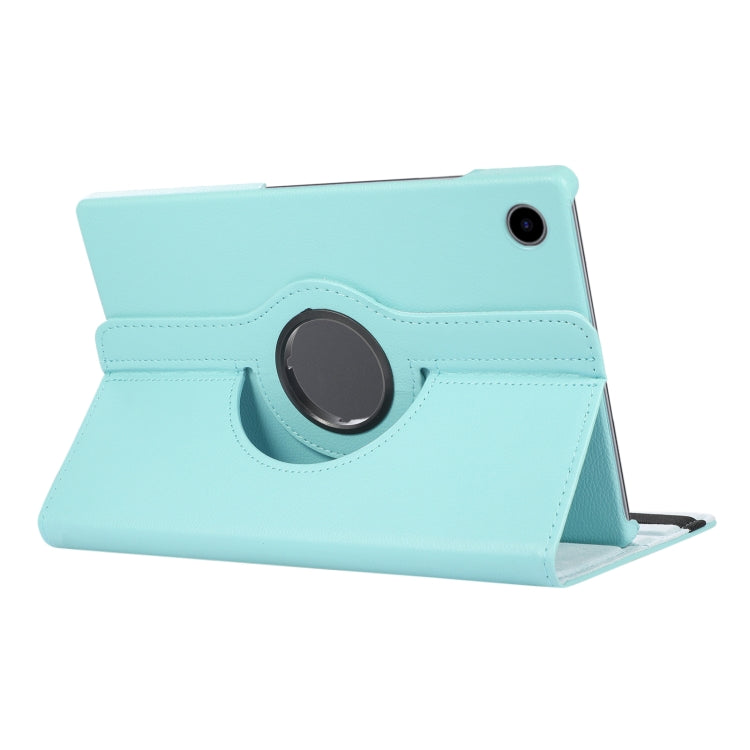 For Samsung Galaxy Tab A8 360 Degree Rotation Litchi Texture Tablet Leather Case with Holder