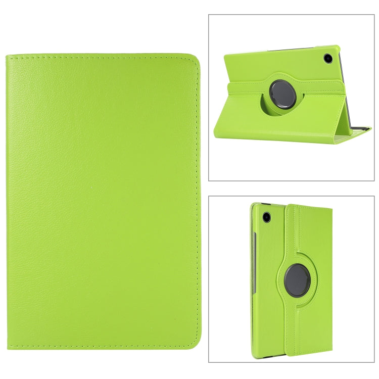 For Samsung Galaxy Tab A8 360 Degree Rotation Litchi Texture Tablet Leather Case with Holder