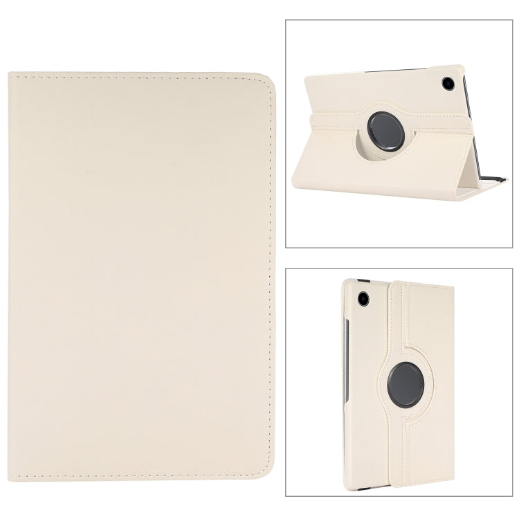 For Samsung Galaxy Tab A8 360 Degree Rotation Litchi Texture Tablet Leather Case with Holder