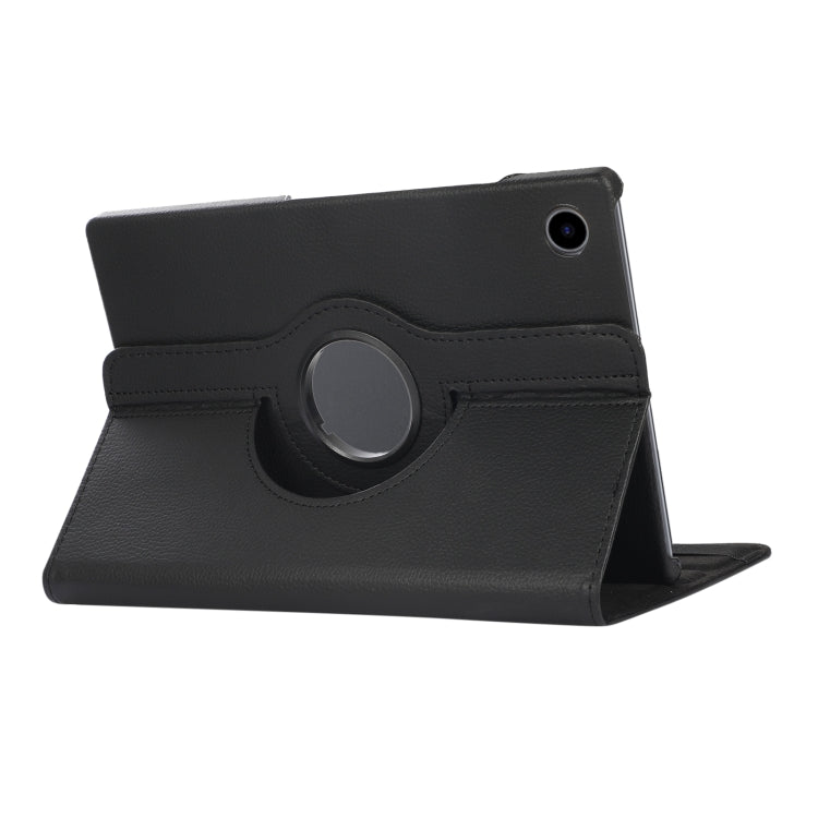 For Samsung Galaxy Tab A8 360 Degree Rotation Litchi Texture Tablet Leather Case with Holder