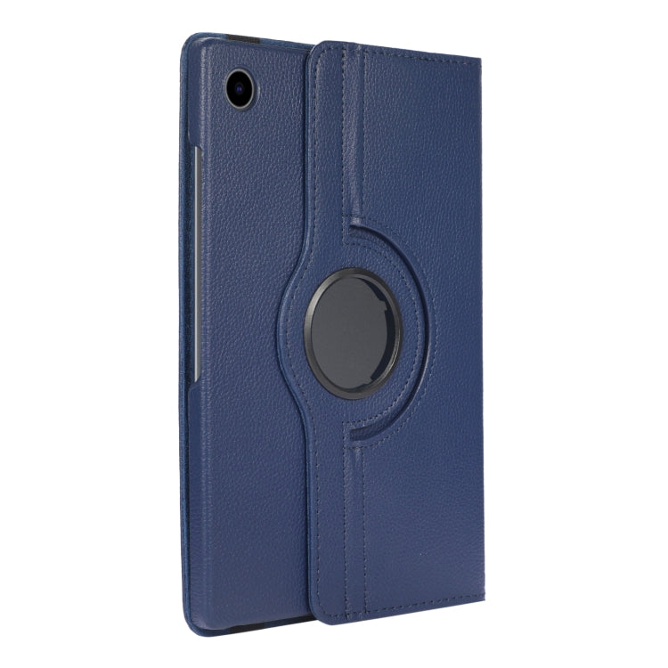 For Samsung Galaxy Tab A8 360 Degree Rotation Litchi Texture Tablet Leather Case with Holder