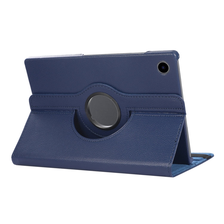 For Samsung Galaxy Tab A8 360 Degree Rotation Litchi Texture Tablet Leather Case with Holder