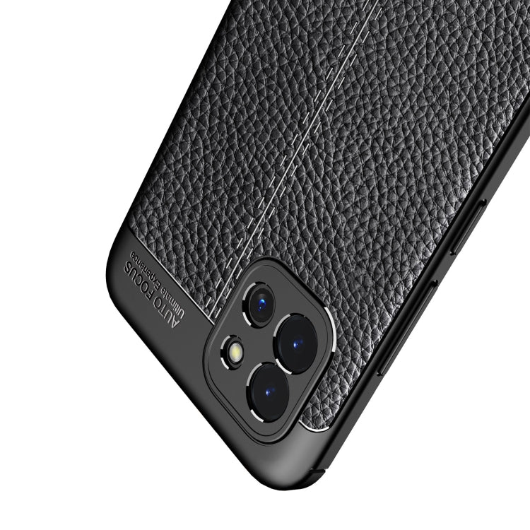 For Samsung Galaxy A03 Global Litchi Texture TPU Shockproof Phone Case