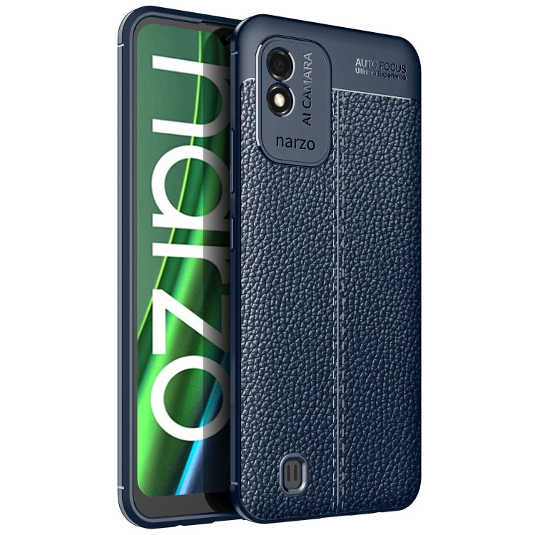 For OPPO Realme Narzo 50i Litchi Texture TPU Shockproof Phone Case