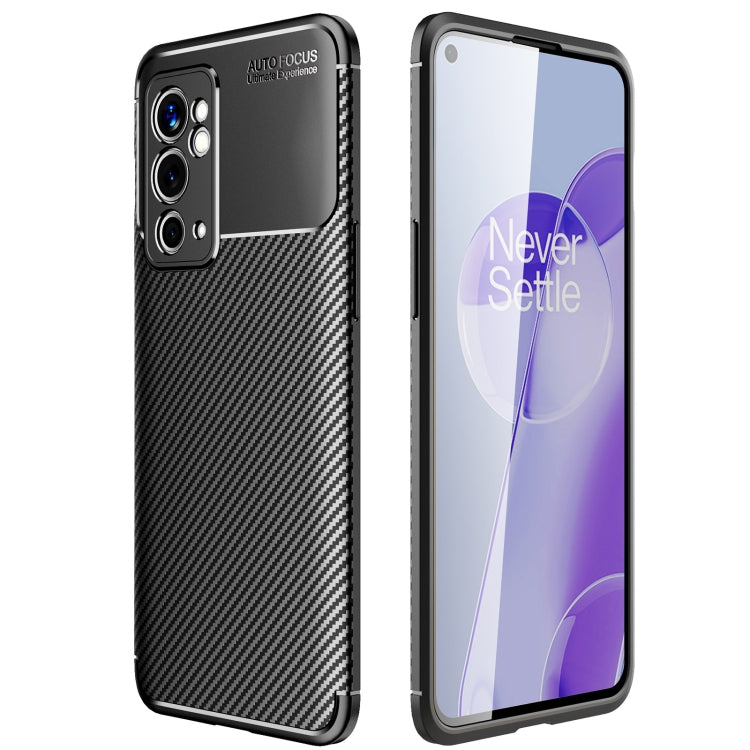 For OnePlus 9RT 5G Carbon Fiber Texture Shockproof TPU Phone Case