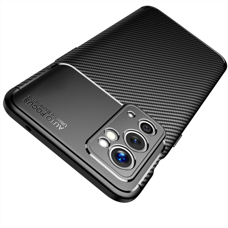For OnePlus 9RT 5G Carbon Fiber Texture Shockproof TPU Phone Case