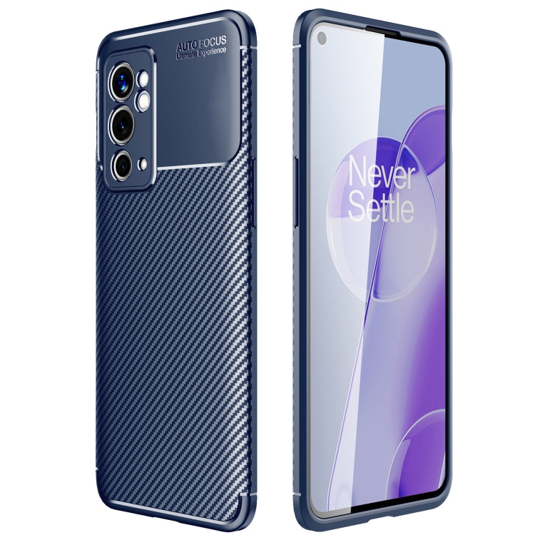 For OnePlus 9RT 5G Carbon Fiber Texture Shockproof TPU Phone Case