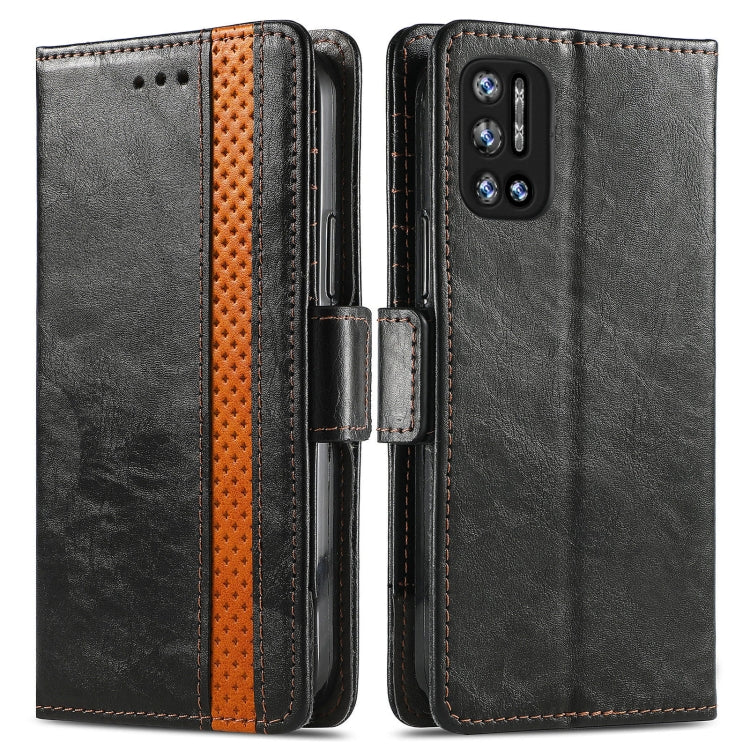For Doogee N40 Pro CaseNeo Splicing Dual Magnetic Buckle Leather Case with Holder & Card Slots & Wallet
