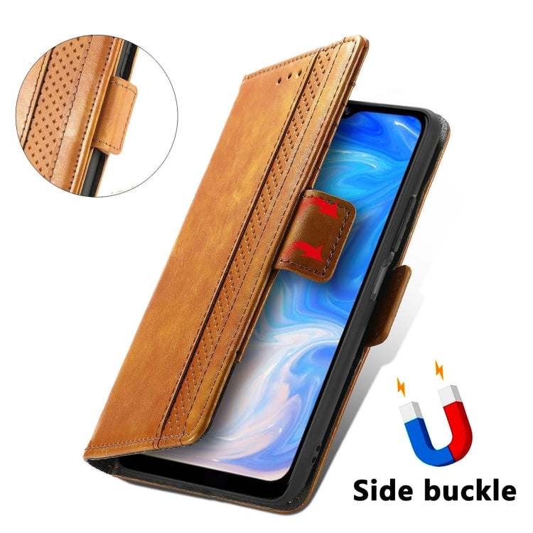 For Doogee N40 Pro CaseNeo Splicing Dual Magnetic Buckle Leather Case with Holder & Card Slots & Wallet
