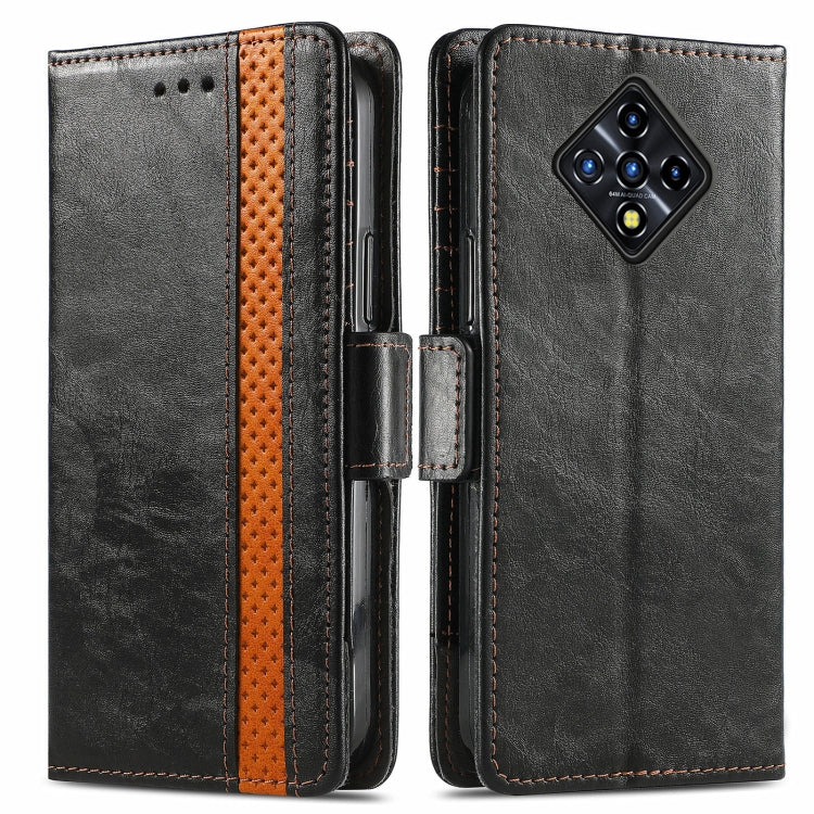 For Infinix Zero 8 CaseNeo Splicing Dual Magnetic Buckle Leather Case with Holder & Card Slots & Wallet