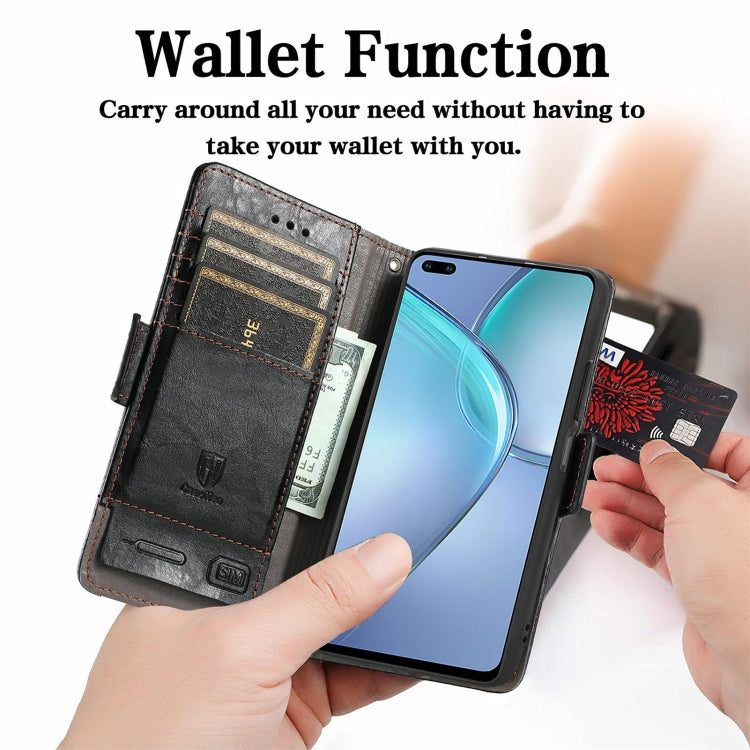 For Infinix Zero 8 CaseNeo Splicing Dual Magnetic Buckle Leather Case with Holder & Card Slots & Wallet